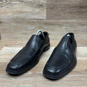 Gordon Rush Simon Black Leather Loafers Men's Size 10.5